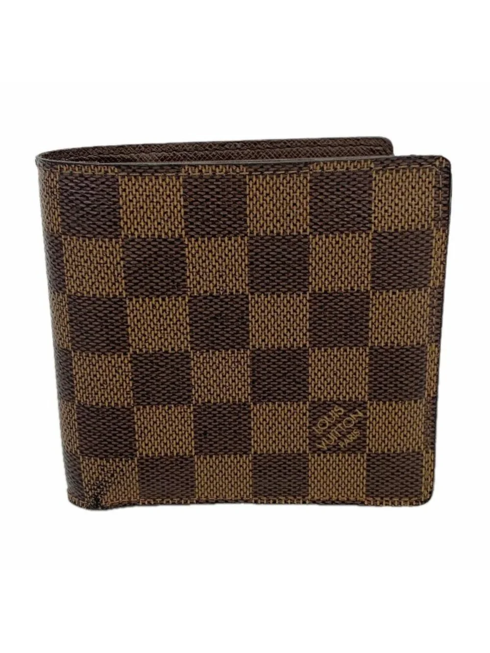Louis Vuitton Wallet Damier Portefeuille Marco Ebene